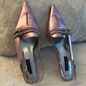 Metallic Pink Women's Heels